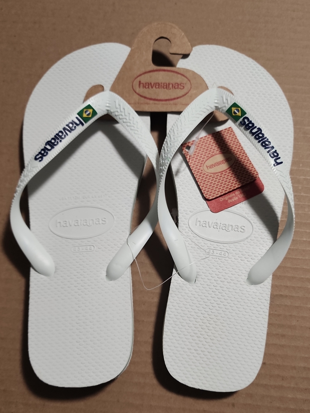 Havaianas White Flip Flops